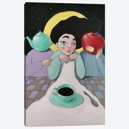 Evening Tea Canvas Print #IPV19} by Irina Pandeva Canvas Art