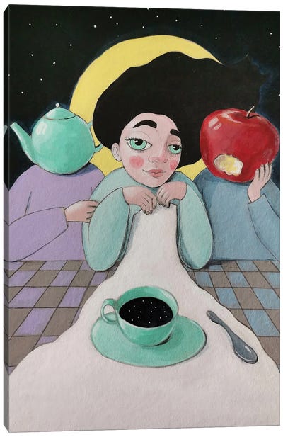 Evening Tea Canvas Art Print - Irina Pandeva