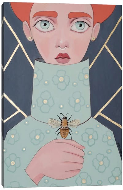 Bee Canvas Art Print - Irina Pandeva