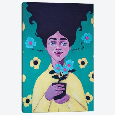 Flower Girl Canvas Print #IPV30} by Irina Pandeva Canvas Art