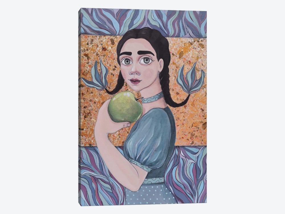 Green Apple by Irina Pandeva 1-piece Canvas Art Print