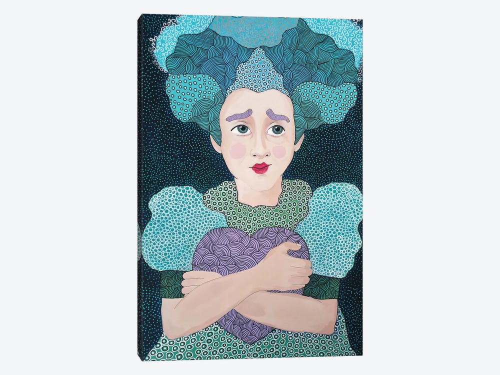Queen Of Hearts by Irina Pandeva 1-piece Art Print