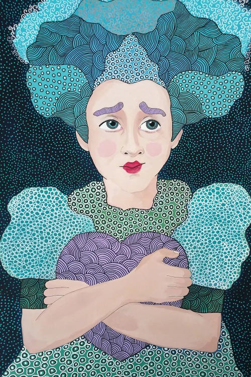 Queen Of Hearts by Irina Pandeva wall art