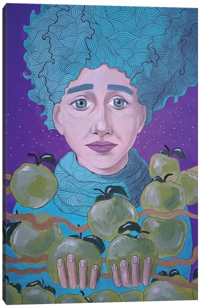 Too Many Apples Canvas Art Print - Irina Pandeva