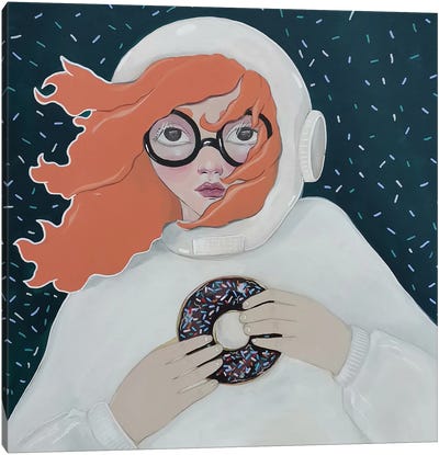 Doughnut Canvas Art Print - Irina Pandeva