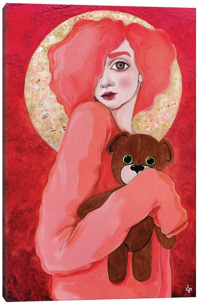 Protective Canvas Art Print - Teddy Bear