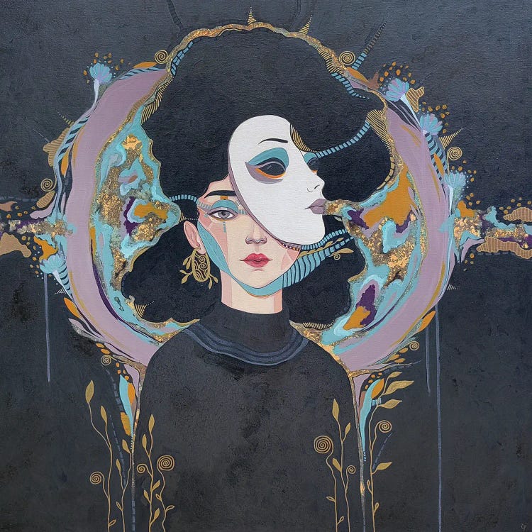 Unmasking II - Pulse Of Creation by Irina Pandeva wall art