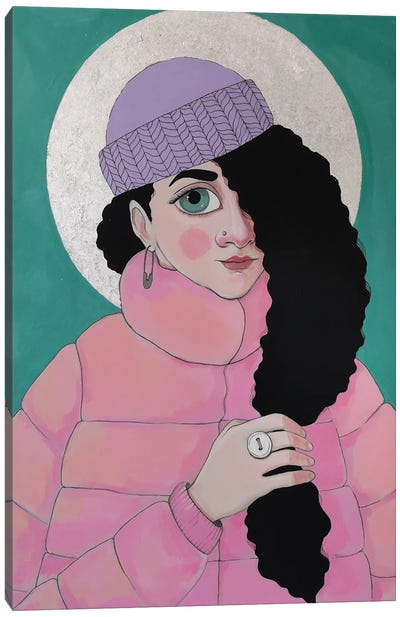 Moon In Scorpio Canvas Art Print - Women's Coat & Jacket Art