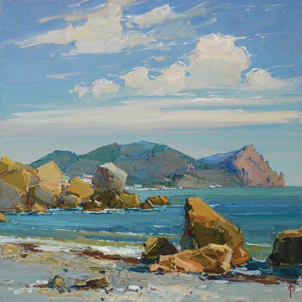 Igor Pozdeev: Rocky Beach by Igor Pozdeev