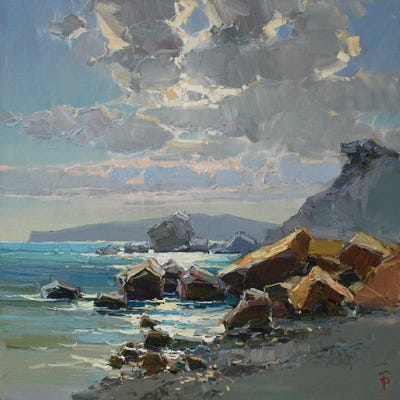 Rocky Coast Of The Cimmeria by Igor Pozdeev canvas print