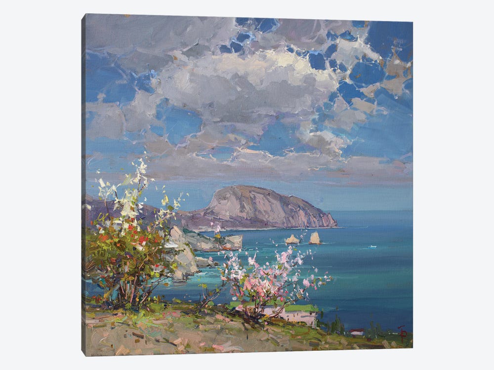 Spring By The Seaside by Igor Pozdeev 1-piece Canvas Wall Art