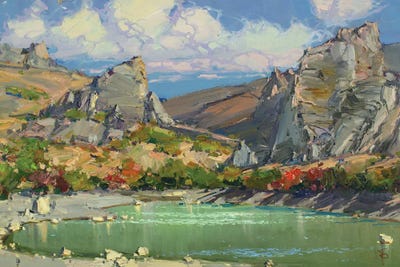 Highland Lake by Igor Pozdeev canvas print