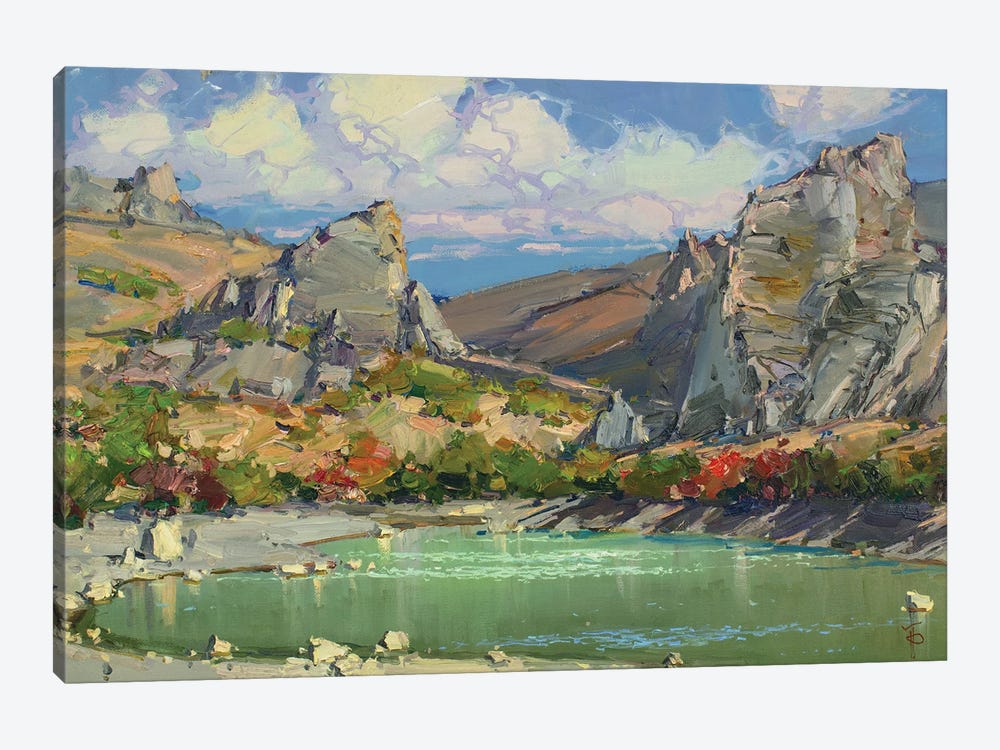 Highland Lake by Igor Pozdeev 1-piece Canvas Art Print