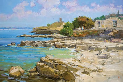 Remnants Of The Chersonese by Igor Pozdeev framed canvas print