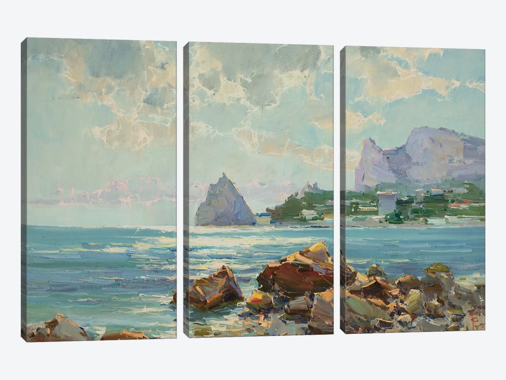 Sea Rocks by Igor Pozdeev 3-piece Canvas Artwork