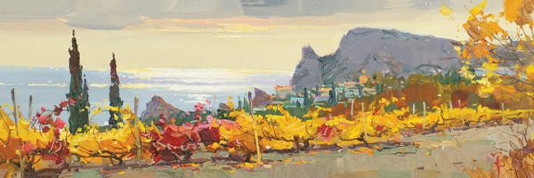 Igor Pozdeev: Vineyard By The Seaside by Igor Pozdeev