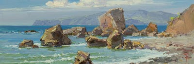 Crab Stone by Igor Pozdeev framed canvas print