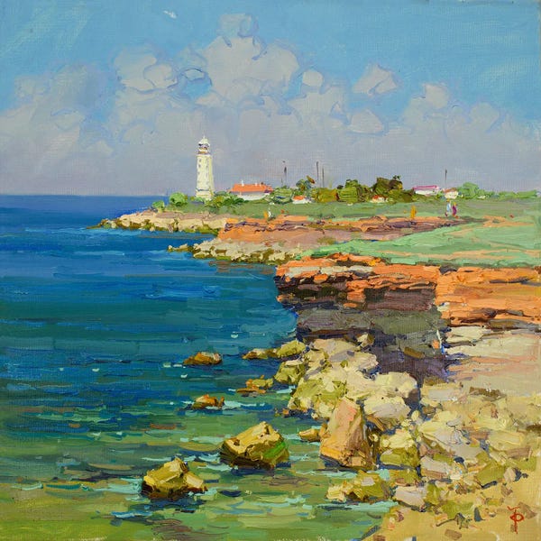 Contemporary Coastal: Light House Of Chersonese I by Igor Pozdeev