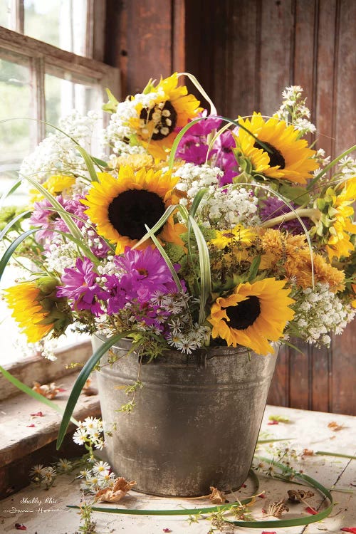 Wildflowers in Bucket