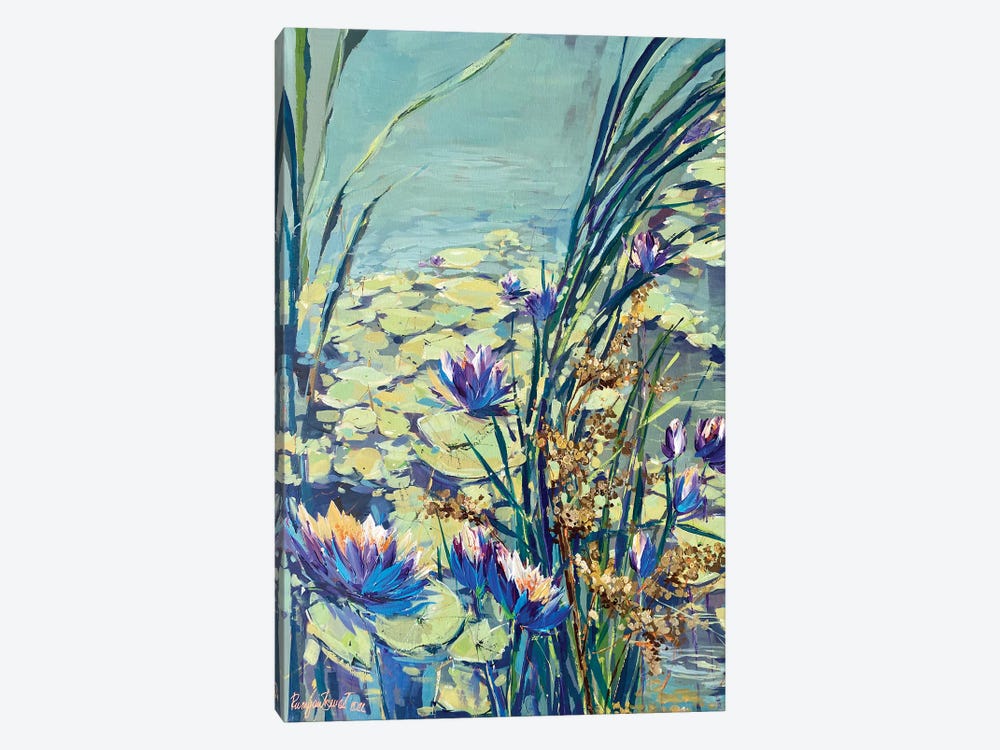 Flowering Water Lillies by Irina Rumyantseva 1-piece Art Print