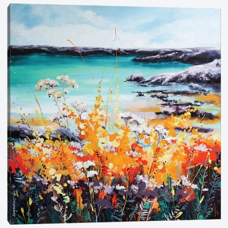Cornwall Sunny Coast Canvas Print #IRM21} by Irina Rumyantseva Canvas Art Print