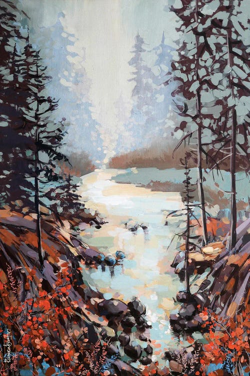 Forest River by Irina Rumyantseva wall art