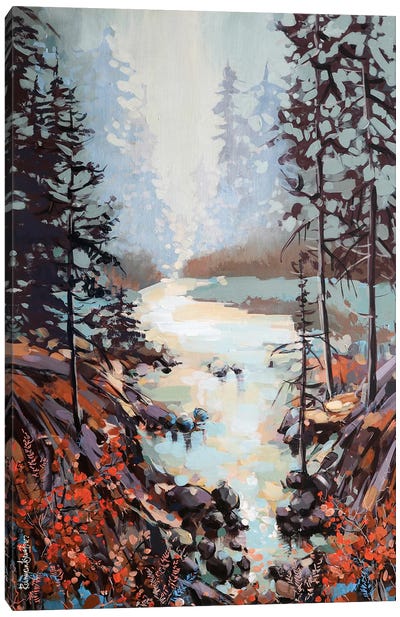 Forest River Canvas Art Print - Irina Rumyantseva