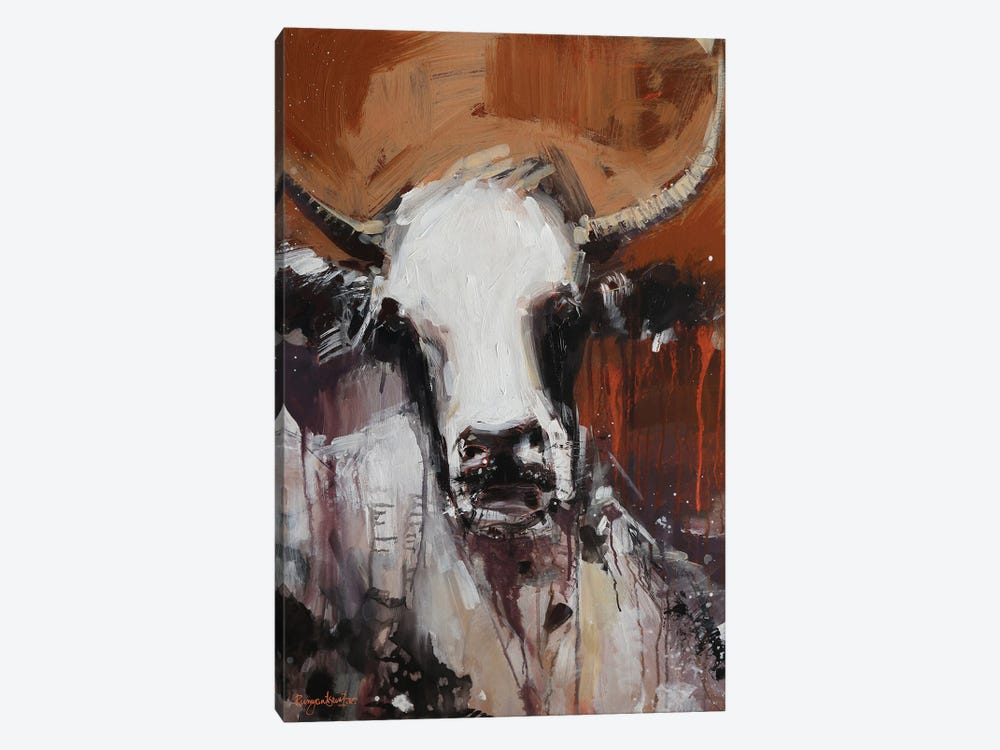 Rusty Cow by Irina Rumyantseva 1-piece Art Print