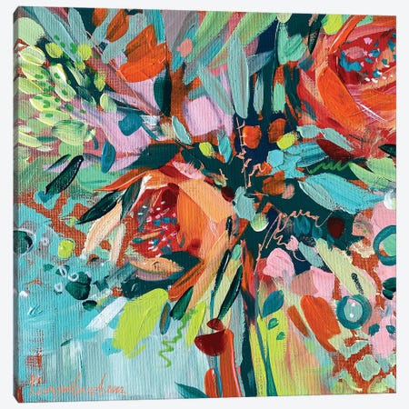 Summer Flowers Canvas Print #IRM27} by Irina Rumyantseva Canvas Artwork