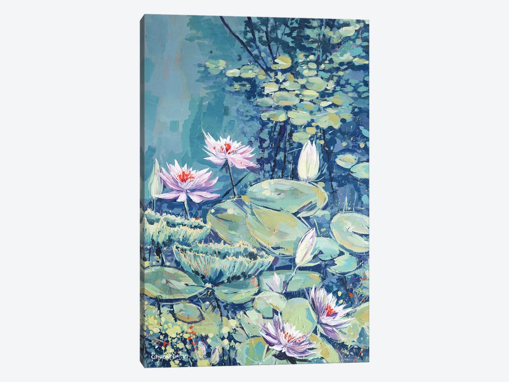 Flowering Water Lilies IV by Irina Rumyantseva 1-piece Art Print