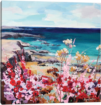 Cornwall Sunny Coast II Canvas Art Print - Irina Rumyantseva