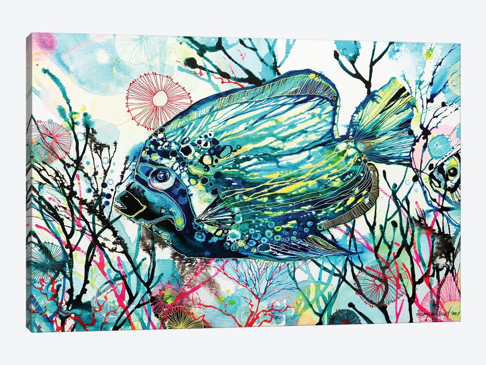 Tropical Fish by Irina Rumyantseva 1-piece Canvas Artwork