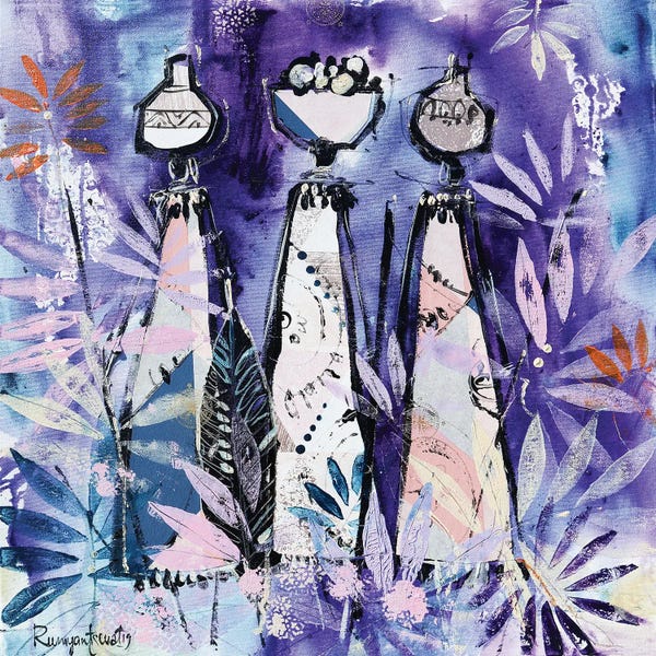 Irina Rumyantseva: African Tribal Women XVI by Irina Rumyantseva