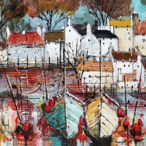 Harbors: Crail Harbour, Fife by Irina Rumyantseva