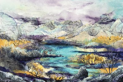 Natural Landscape by Irina Rumyantseva framed canvas print