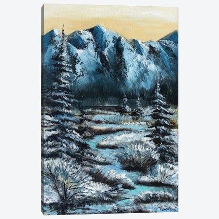 Winter Landscape Canvas Print #IRM48} by Irina Rumyantseva Art Print