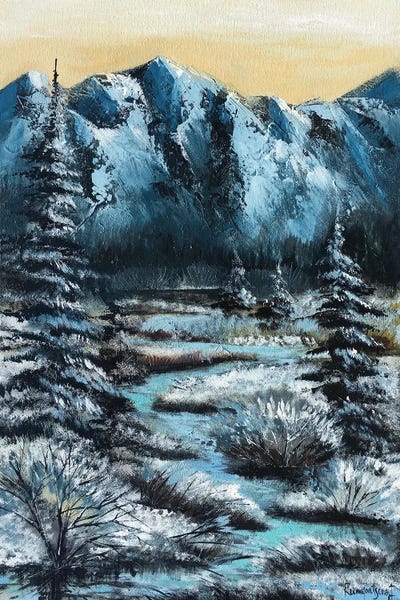 Irina Rumyantseva: Winter Landscape by Irina Rumyantseva