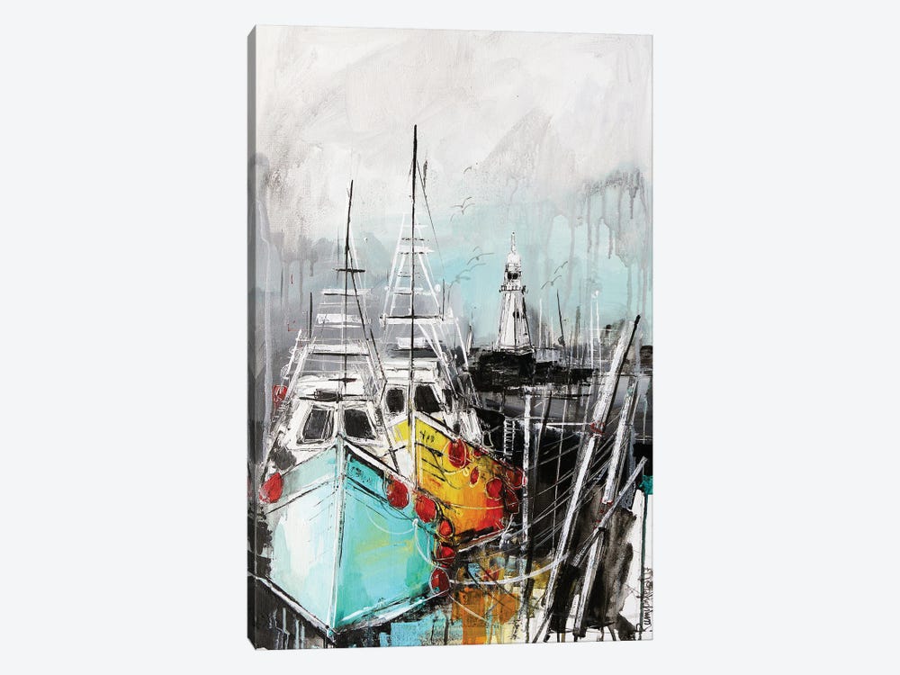 Sailing Boats On The Harbour by Irina Rumyantseva 1-piece Canvas Print