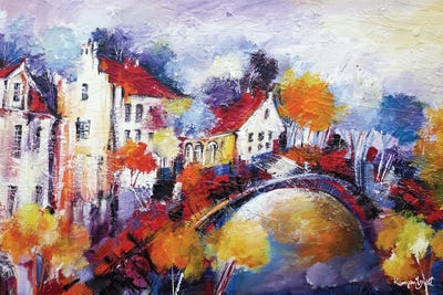 A Blissful Escape by Irina Rumyantseva framed canvas print