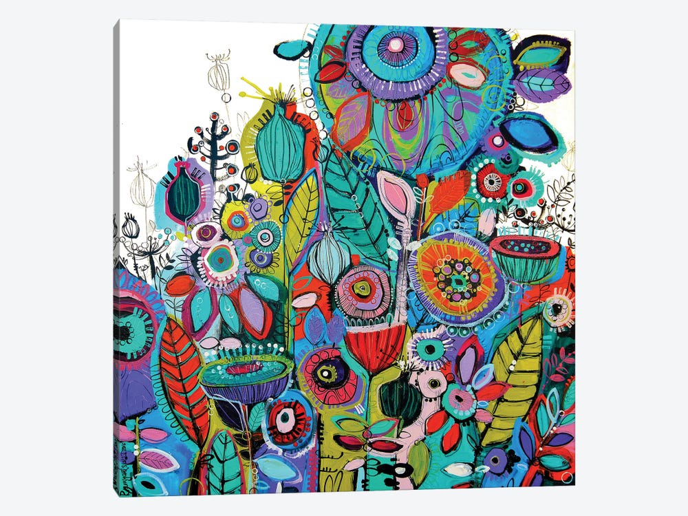Tropical Summer Flowers by Irina Rumyantseva 1-piece Canvas Wall Art