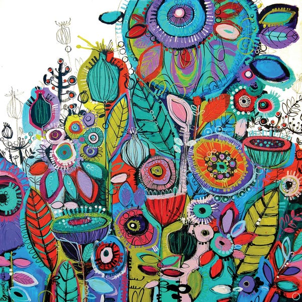 Irina Rumyantseva: Tropical Summer Flowers by Irina Rumyantseva