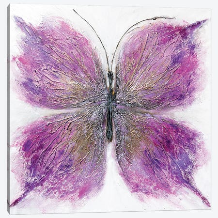 Pink Butterfly Canvas Print #IRM56} by Irina Rumyantseva Canvas Print