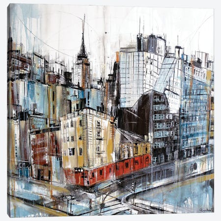Streets Of New York Canvas Print #IRM58} by Irina Rumyantseva Canvas Art