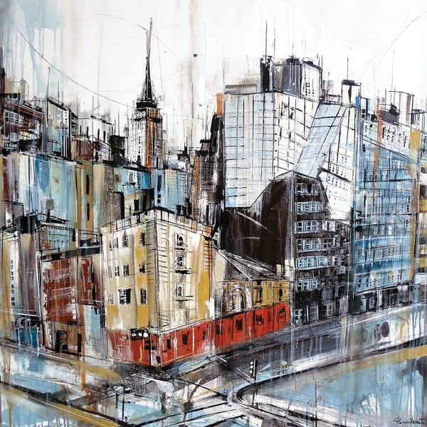 Irina Rumyantseva: Streets Of New York by Irina Rumyantseva