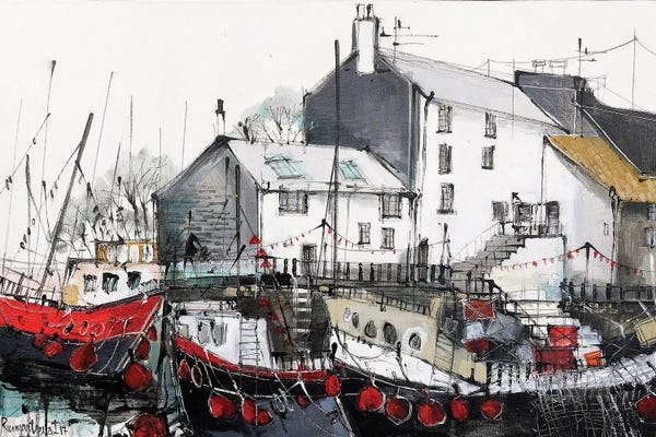 Cornwall: Polperro, Cornwall by Irina Rumyantseva