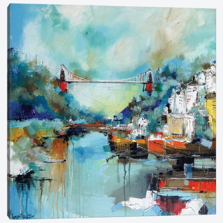 Clifton Suspension Bridge, Bristol Canvas Print #IRM67} by Irina Rumyantseva Canvas Wall Art