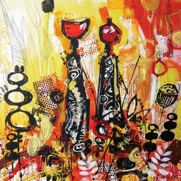 Irina Rumyantseva: African Tribal Women I by Irina Rumyantseva