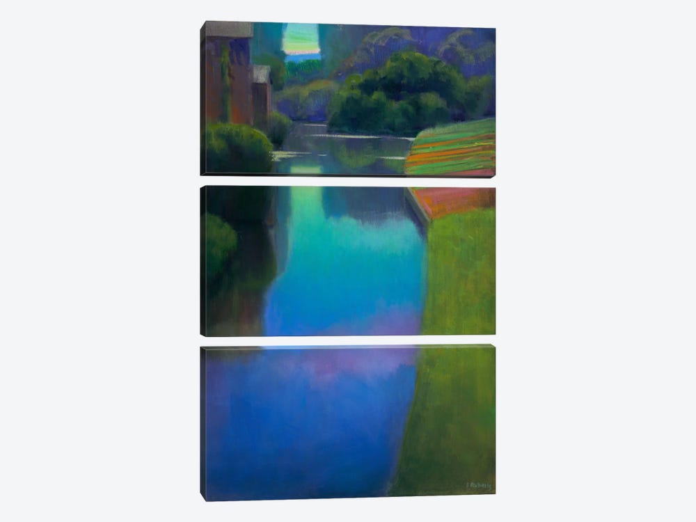 Dusk At Contevoir by Ian Roberts 3-piece Canvas Wall Art