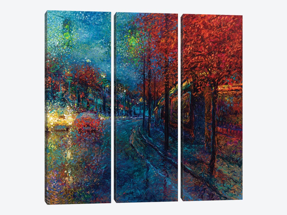 Coming Down The Pike by Iris Scott 3-piece Canvas Artwork