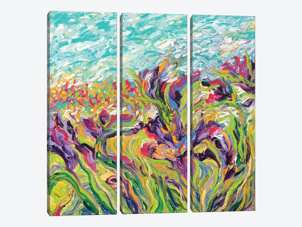 Irises I by Iris Scott 3-piece Art Print